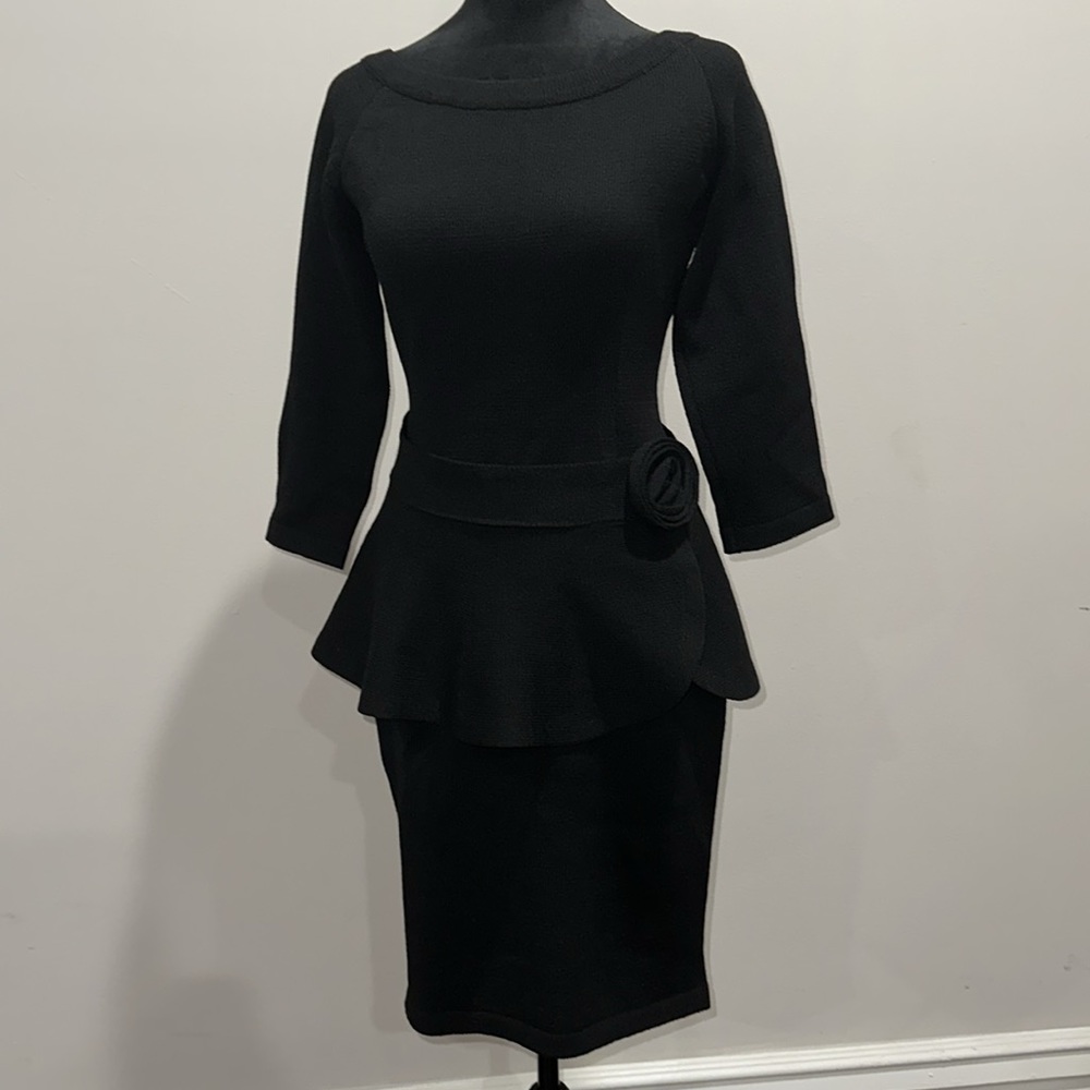 Black Knit Dress